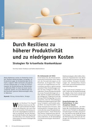Vorschauseite 1: Durch Resilienz zu höherer Produktivität und zu niedrigeren Kosten