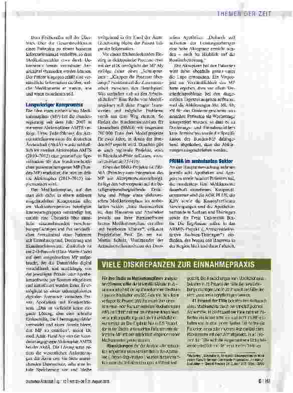 Vorschauseite 2: Medikationsplan für mehr Sicherheit