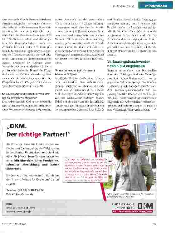 Vorschauseite 3: Update zum Mindestlohngesetz