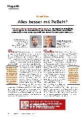 Vorschauseite 1: Pro und Contra: Alles besser mit PeBeM?