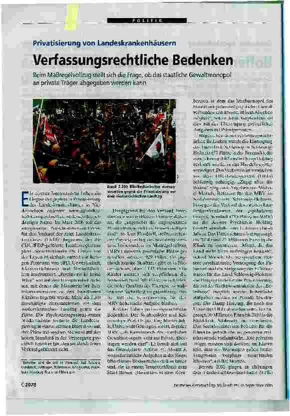 Vorschauseite 1: Verfassungsrechtliche Bedenken