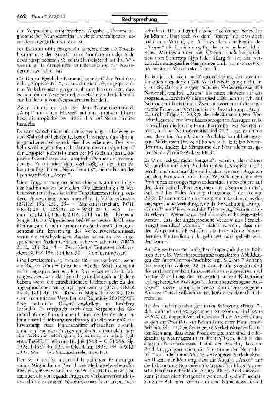 Vorschauseite 6: Produktbezeichnung und Zweckbestimmung UWG §§ 3 I, 5, 4 Nr. 11, 8 I; AMG § 21a; HWG § 3 S. 2 Nr. 1; LFGB §27