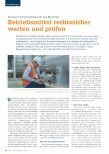 Vorschauseite 1: Betriebsmittel rechtssicher warten und prüfen