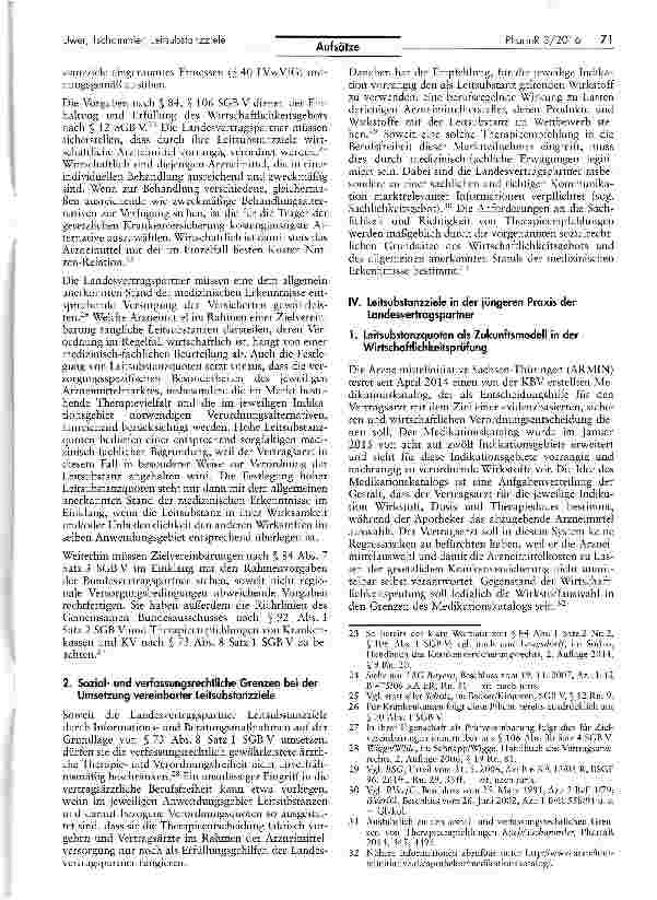 Vorschauseite 3: Sozialund verfassungsrechtliche Grenzen der Ausgestaltung von Leitsubstanzzielen in regionalen Zielund Prüfvereinbarungen