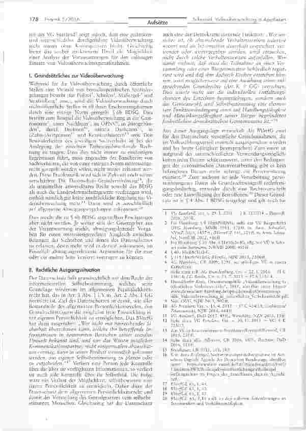 Vorschauseite 2: Videoüberwachung in Apotheken