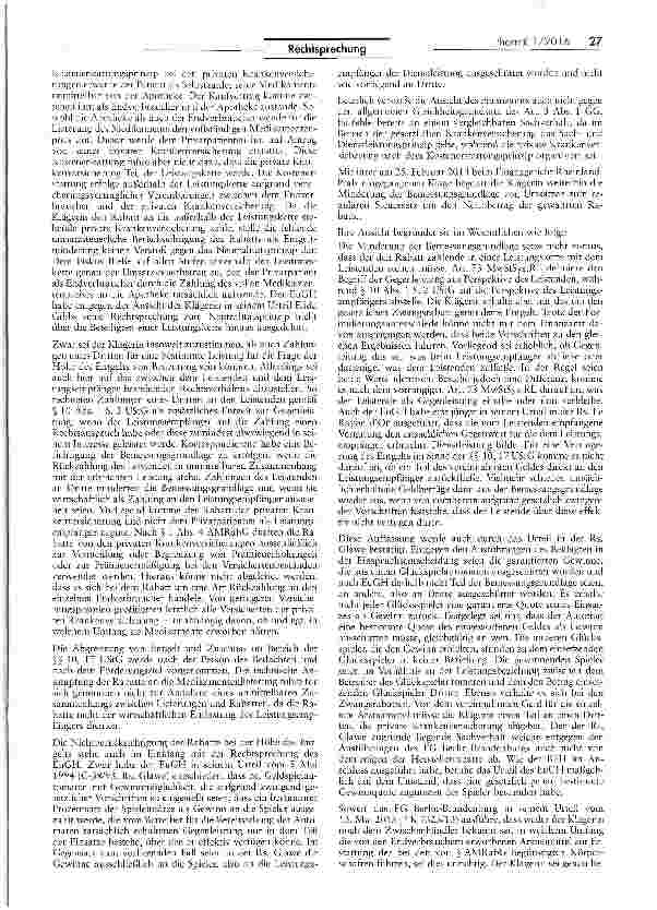 Vorschauseite 2: Umsatzsteuerliche Behandlung von Abschlägen gemäß § 1 ArzneimittelrabattgesetzMwStSystRL Art. 73; UStG §§ 101,17; AMRabG § 11Abschläge gemäß § 1 AMRabG mindern das Entgelt i.S.d.§…