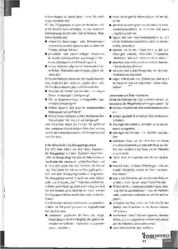 Vorschauseite 2: Kommunizieren mit psychisch Kranken