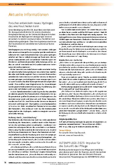 Vorschauseite 1: Aktuelle Informationen