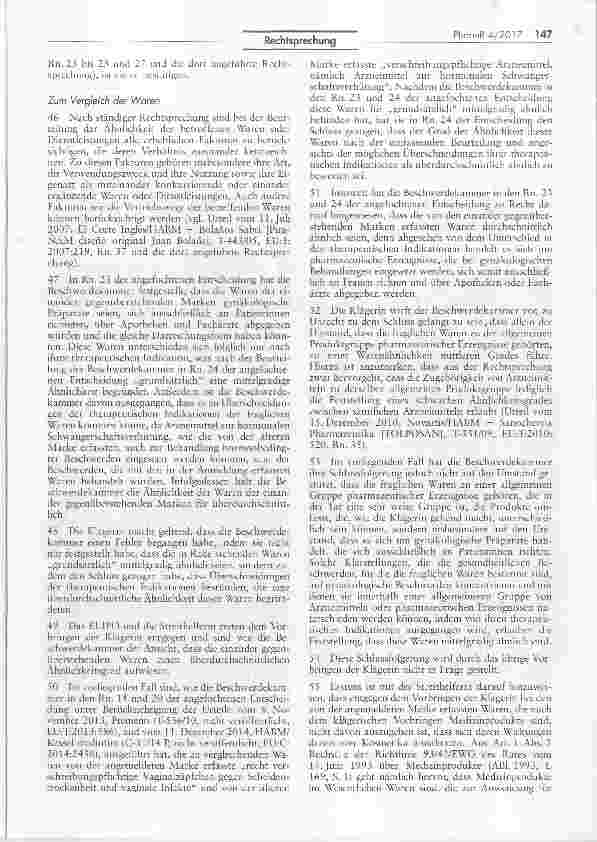 Vorschauseite 6: Wortmarke „Pramino (Vaginalzäpfchen)