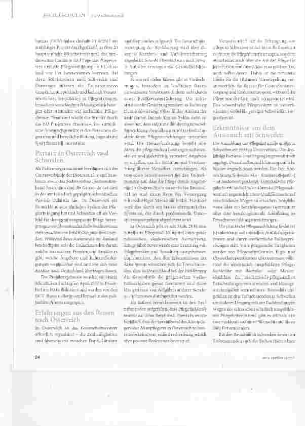 Vorschauseite 2: Im demografischen Wandel: So bilden EU-Nachbarn für die Pflege aus
