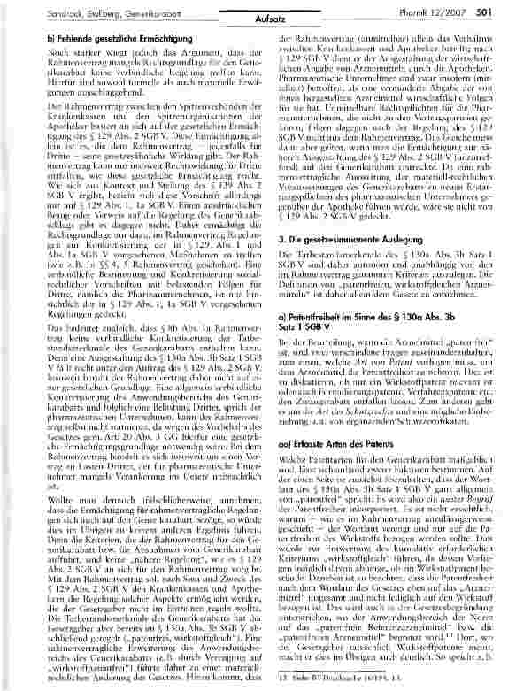Vorschauseite 4: Der Generikarabatt nach § 130a Abs. 3b Satz 1 SGB V