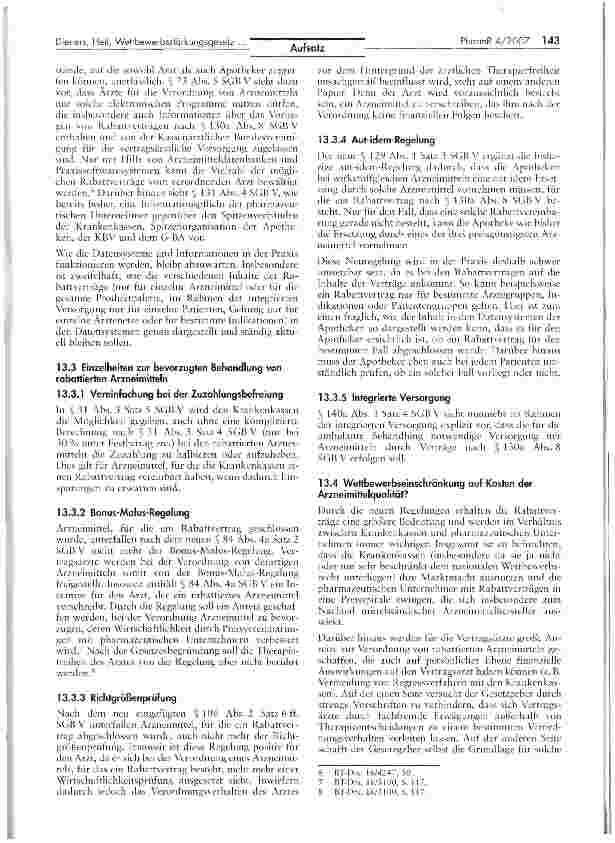 Vorschauseite 2: Das GKV-Wettbewerbsstärkungsgesetz - Stärkung oder Einschränkung des Wettbewerbs im Arzneimittelmarkt? (Teil 2)*