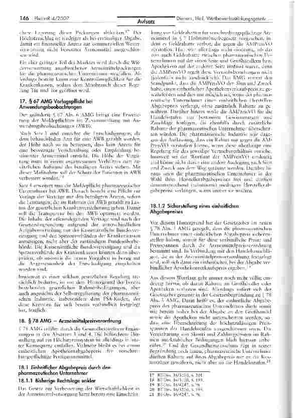 Vorschauseite 5: Das GKV-Wettbewerbsstärkungsgesetz - Stärkung oder Einschränkung des Wettbewerbs im Arzneimittelmarkt? (Teil 2)*