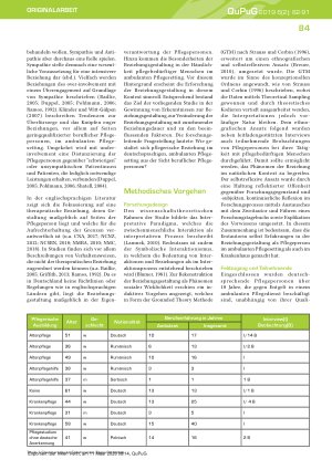 Vorschauseite 3: Beziehungsgestaltung in der ambulanten Pflege: Ergebnisse einer qualitativ-explorativen Studie