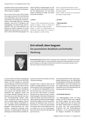 Vorschauseite 3: Zur Titelabbildung. Selbstbetrachtung