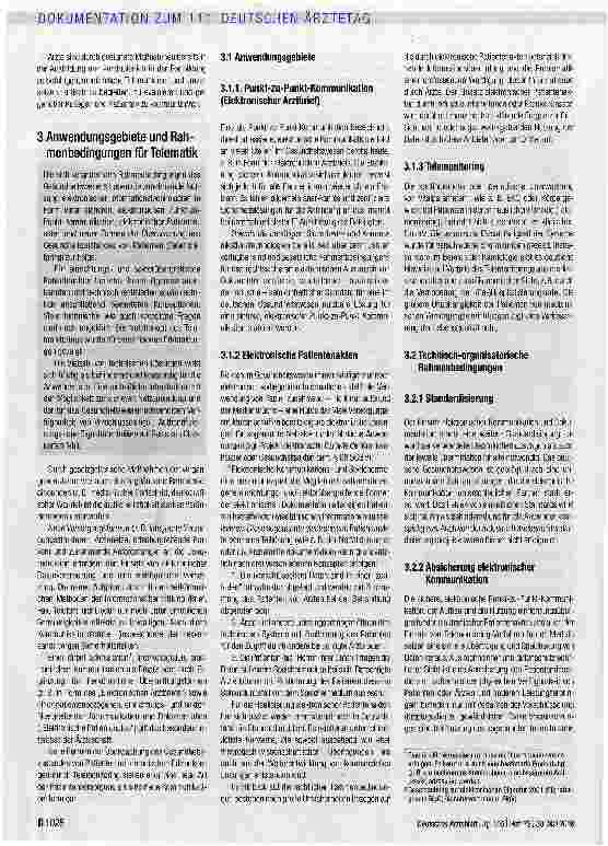Vorschauseite 4: Auswirkungen der Telematik und elektronischen Kommunikation auf das Patient-Arzt-Verhältnis
