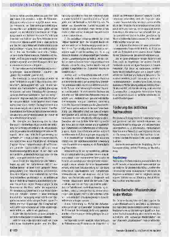 Vorschauseite 2: Arztbild der Zukunft und Zusammenarbeit mit anderen Gesundheitsberufen