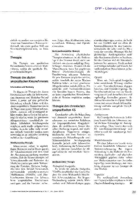 Vorschauseite 5: Kreuzschmerzen