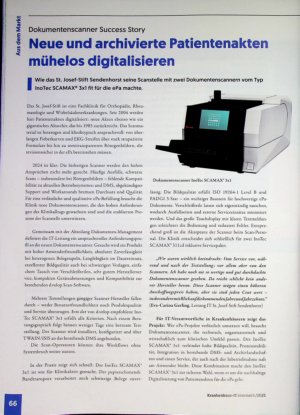 Vorschauseite 1: Neue und archivierte Patientenakten mühelos digitalisieren