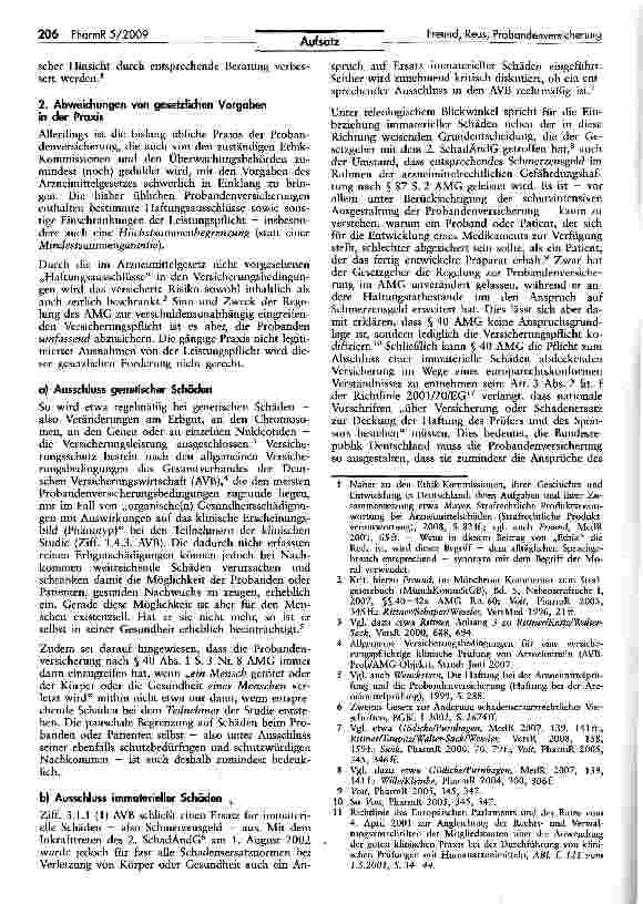 Vorschauseite 2: Probandenversicherung gemäß dem Arzneimittelgesetz?