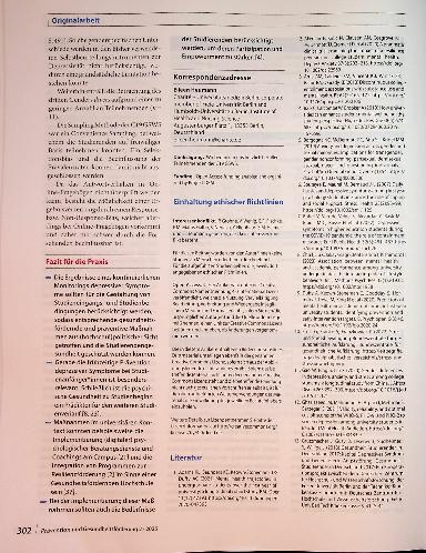 Vorschauseite 6: Genderspezifische Unterschiede depressiver Symptome von Studienanfängerinnen während der COVID-19-Pandemie