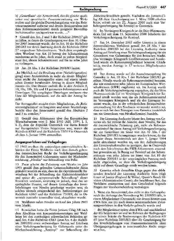 Vorschauseite 3: Zum Begriff Referenzarzneimittel (Generics)