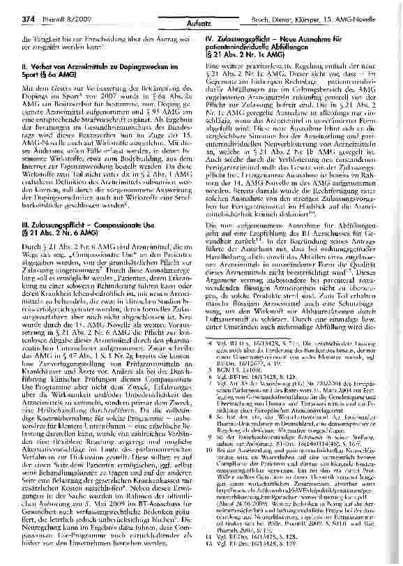 Vorschauseite 2: Nachgehakt: 15. AMG-Novelle mit weiteren Änderungen beschlossen