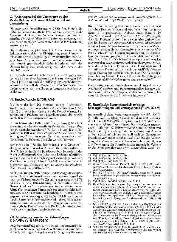 Vorschauseite 4: Nachgehakt: 15. AMG-Novelle mit weiteren Änderungen beschlossen