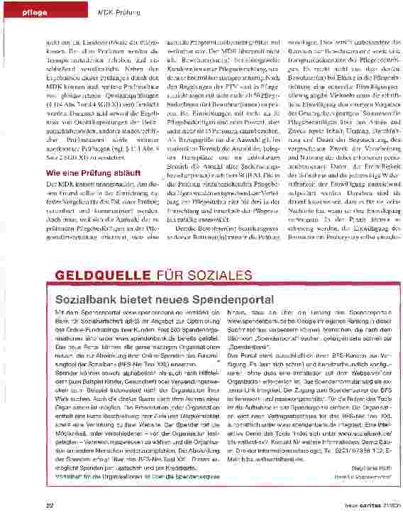 Vorschauseite 2: Was tun, wenn der Medizinische Dienst kommt...
