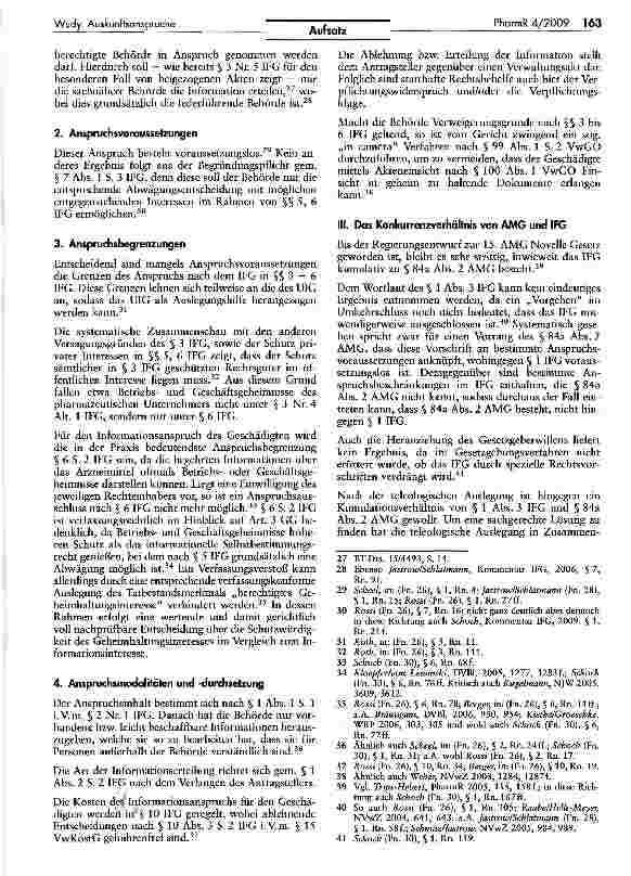 Vorschauseite 3: Auskunftsansprüche des durch Humanarzneimittel Geschädigten gegen Behörden - Eine Analyse von § 84a Abs. 2 AMG und § 1 IFG