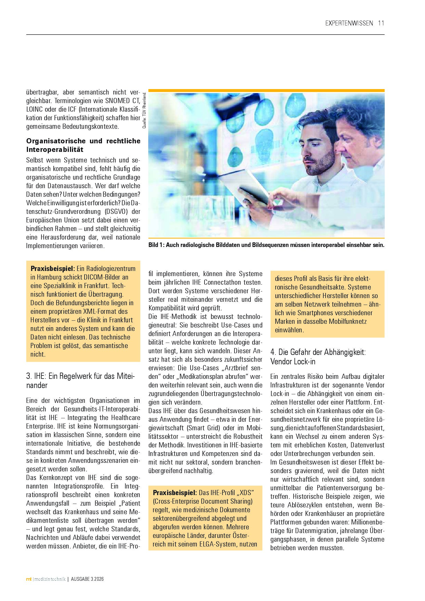 Vorschauseite 2: Interoperabilität im digitalen Gesundheitswesen