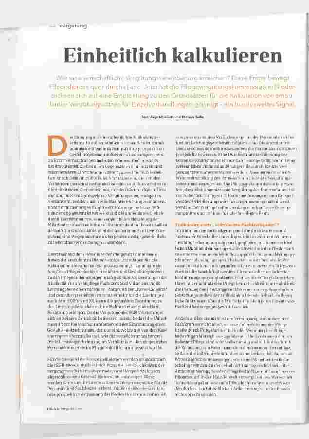 Vorschauseite 1: Einheitlich kalkulieren