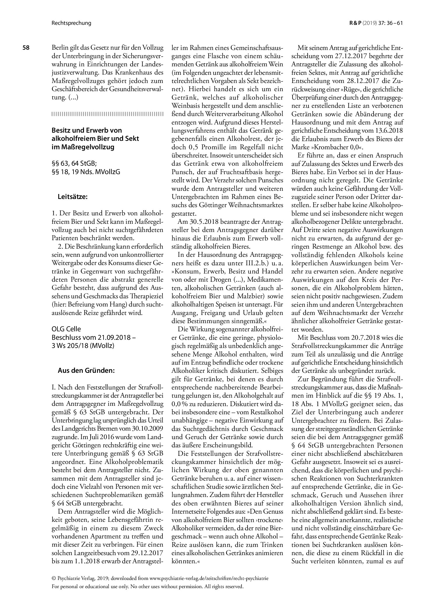 Vorschauseite 3: Zwangsmedikation von Sicherungsverwahrten