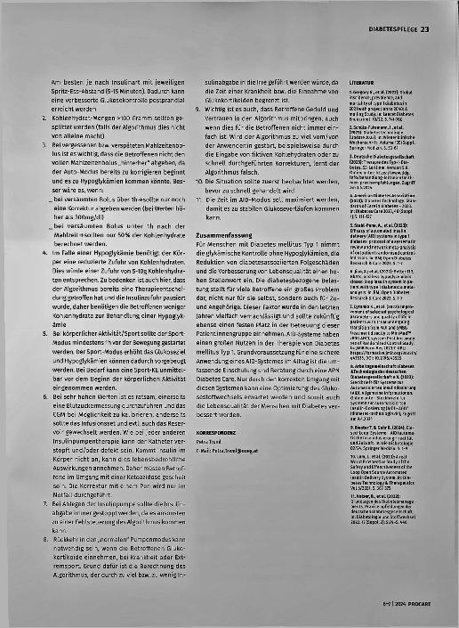 Vorschauseite 4: Diabetesschulung durch eine APN Diabetes Care