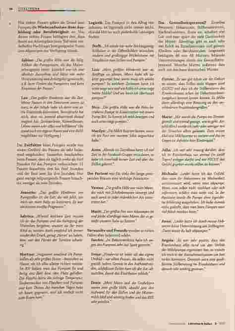 Vorschauseite 2: Wie geht es Müttern beim Pumpstillen?