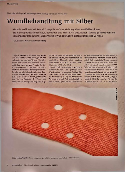 Vorschauseite 1: Wundbehandlung mit Silber