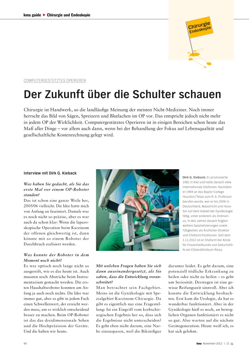 Vorschauseite 1: Der Zukunft über die Schulter schauen