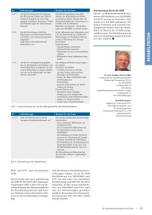 Vorschauseite 3: Neuer Auditleitfaden nach DEGEMED und FVS+ Anpassung der Zertifizierungsverfahren aufgrund der Überarbeitung der Vereinbarung zum internen Qualitätsmanagement nach § 37 Abs. 3 SGB…