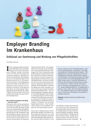 Vorschauseite 1: Employer Branding im Krankenhaus Schlüssel zur Gewinnung und Bindung von Pflegefachkräften