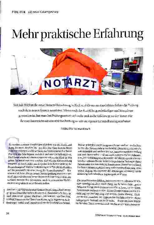 Vorschauseite 1: Mehr praktische Erfahrung.