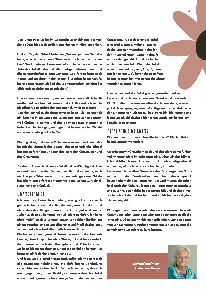 Vorschauseite 2: Die Bedeutung der Großeltern in der Schwangerschaft und im Wochenbett