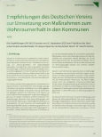 Vorschauseite 1: Empfehlungen des Deutschen Vereins zur Umsetzung von Maßnahmen zum Wohnraumerhalt in den Kommunen