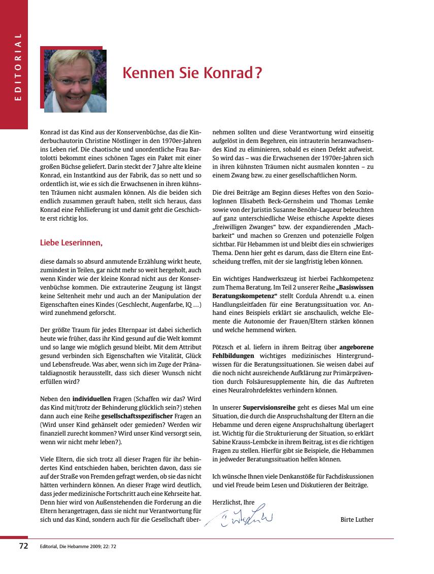 Vorschauseite 1: Kennen Sie Konrad?