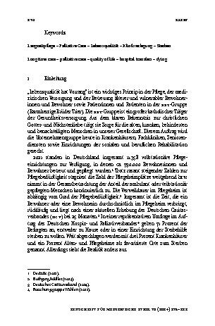 Vorschauseite 2: Lebensqualität hat Vorrang – Vermeidung von Klinikverlegungen in der Langzeitpflege