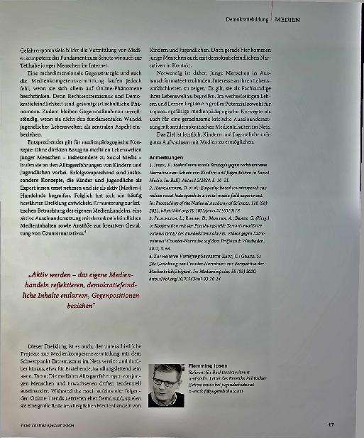 Vorschauseite 2: Antidemokratische Inhalte im Internet