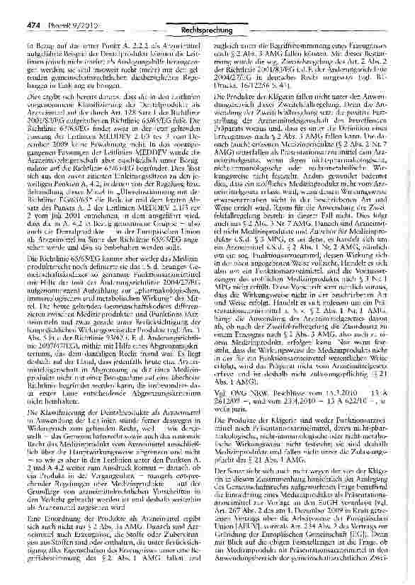 Vorschauseite 4: Natriumfluoridhaltige Dentalprodukte zur lokalen Anwendung sind keine Funktionsarzneimittel