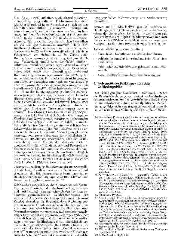 Vorschauseite 6: Heilmittelwerberechtliche Publikumswerbeverbote in § 11 Abs. 1 HWG
