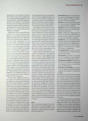 Vorschauseite 3: Innovative Ansätze in der österreichischen Gesundheitsversorgung Das Potenzial des Nurse Entrepreneurship