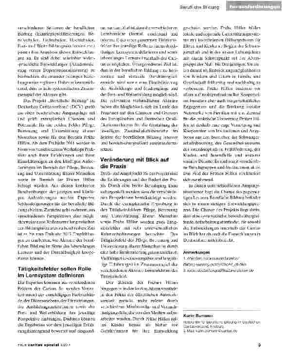 Vorschauseite 2: Der demografische Wandel wirkt sichauf die berufliche Bildung aus
