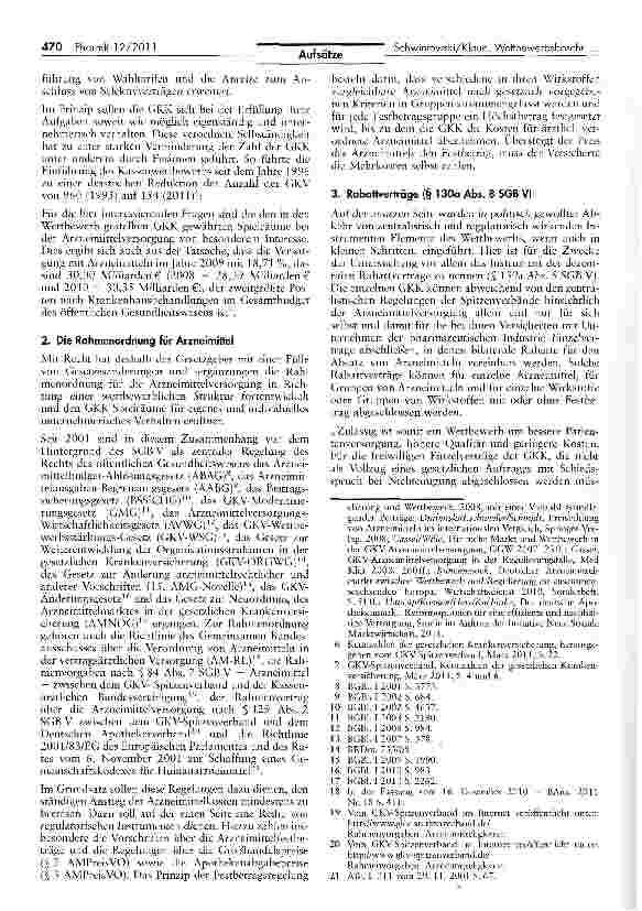 Vorschauseite 2: Wettbewerbsbeschränkungen durch Vergaberecht auf Arzneimittelmärkten